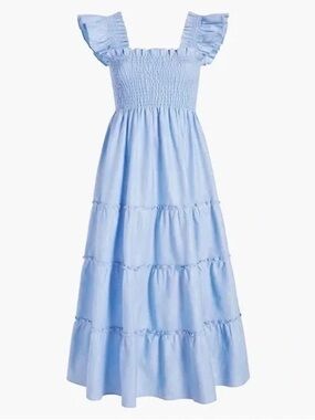 Hill House Ellie in Light Blue Glitter Check